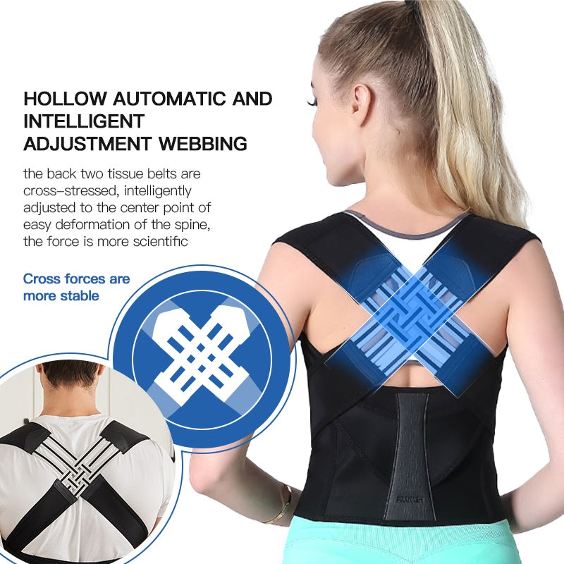 Posturepur Sangle de correction arrière invisible Posture anti-bossu